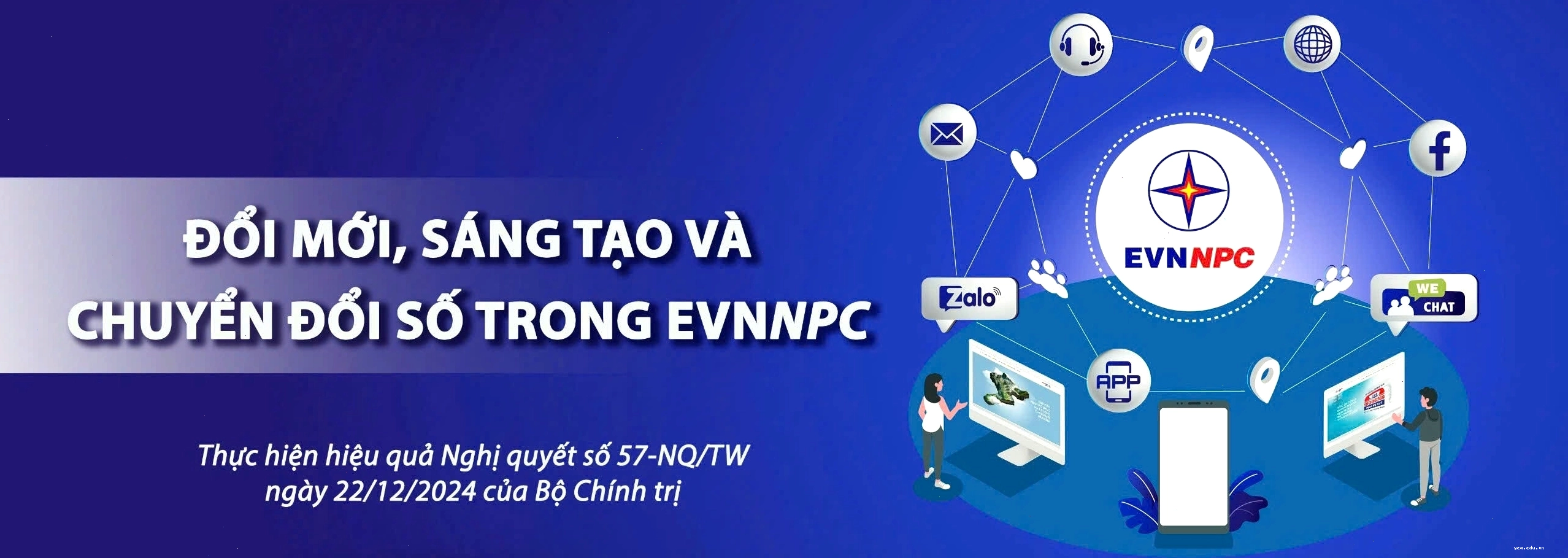 Nhân viên Điện lực Sầm Sơn kiểm tra lưới điện