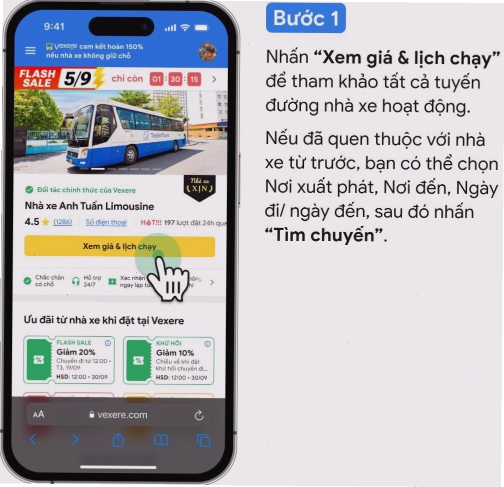 Nhân viên nhà xe Hà Sơn Hải Vân hỗ trợ hành khách