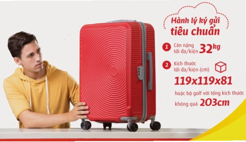 Những lưu ý quan trọng khi chuẩn bị hành lý ký gửi Vietjet Air