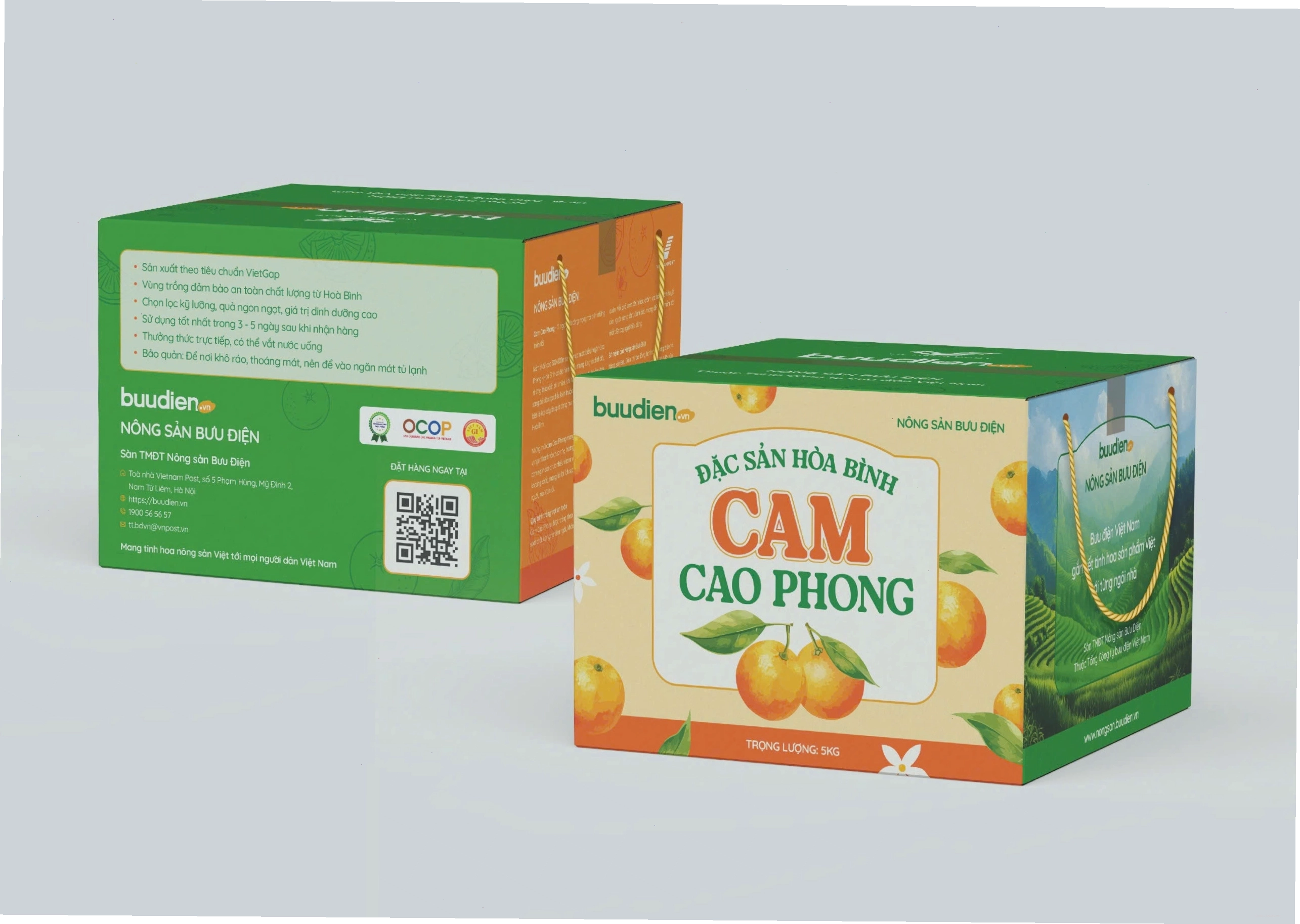 Nông Sản Bưu Điện Mall bán cam Cao Phong