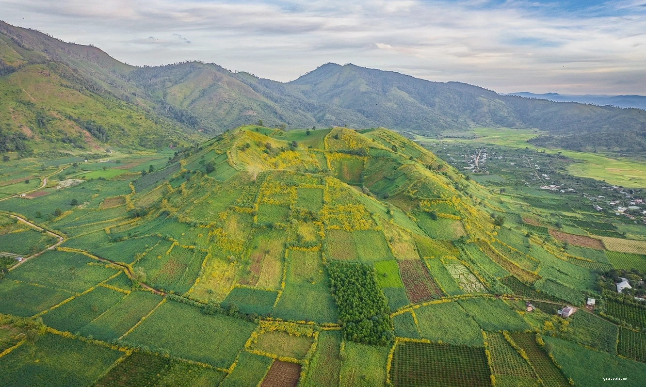 Núi lửa Chư Đang Ya, một kỳ quan thiên nhiên đã ngưng hoạt động