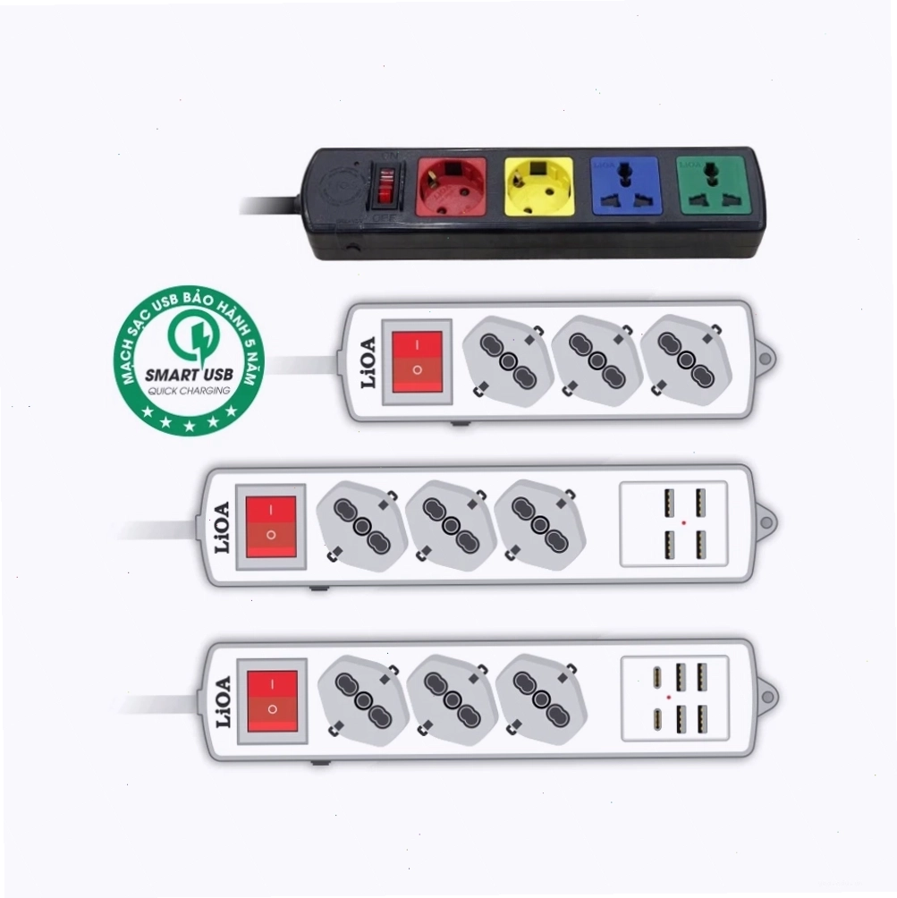 Ổ cắm kéo dài chuyên dụng cho phích cắm Châu Âu