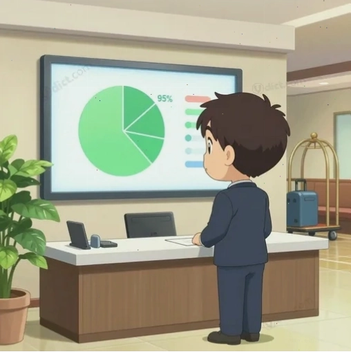 Occupancy rate minh họa cách tính tỷ lệ lấp đầy phòng