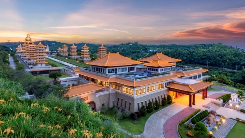 Phật Quang Sơn Tự được ví như kinh đô Phật giáo của Đài Loan