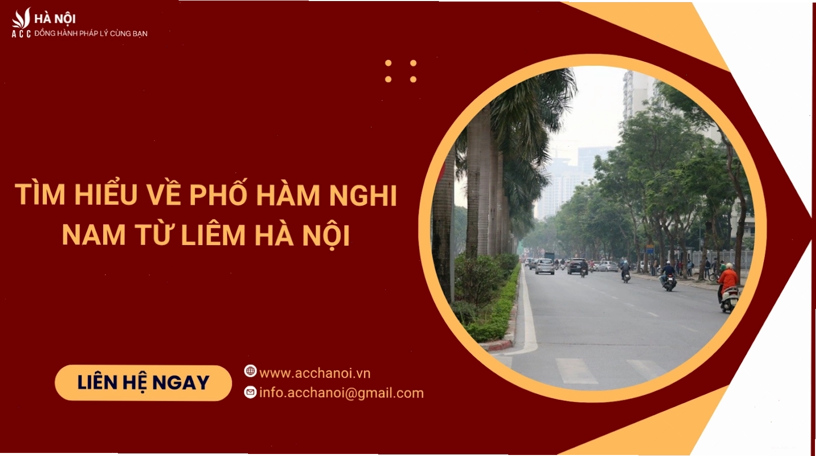 Phố Hàm Nghi Nam Từ Liêm Hà Nội với kiến trúc hiện đại