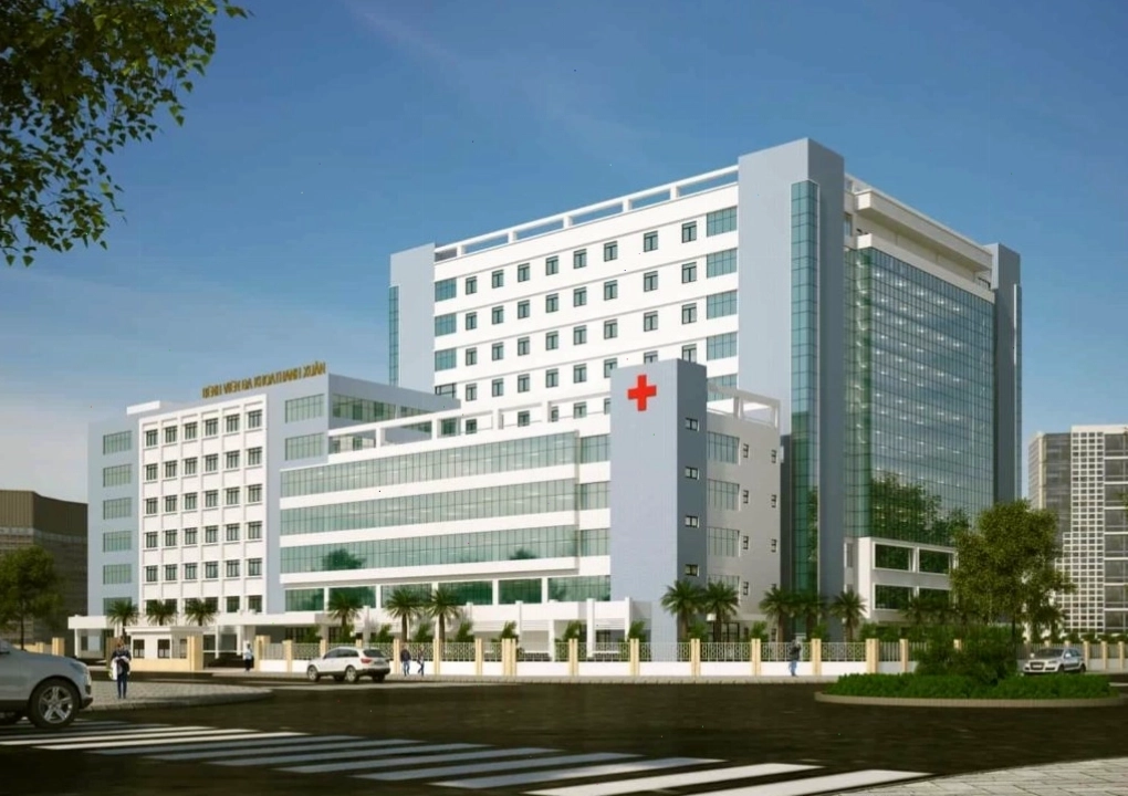 Phối cảnh bệnh viện nội khu dự án Khu đô thị Mỹ Lệ Capital