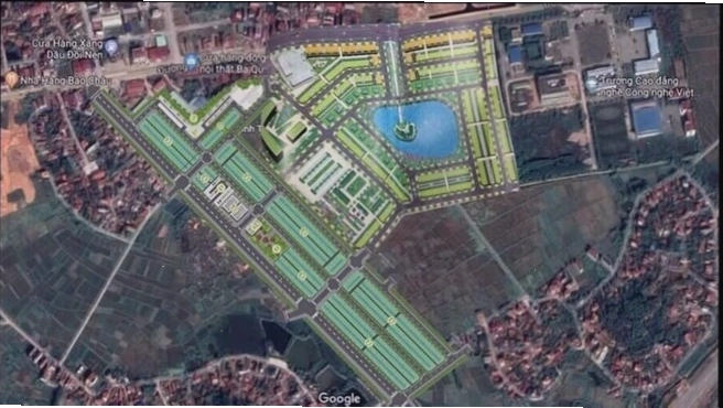 Phối cảnh tổng thể Khu Đô Thị Dĩnh Trì Bắc Giang