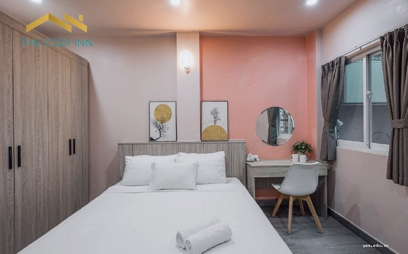 Phòng 1 giường đôi dành cho 2 người nghỉ với mức giá rẻ bạn nên lưu trú