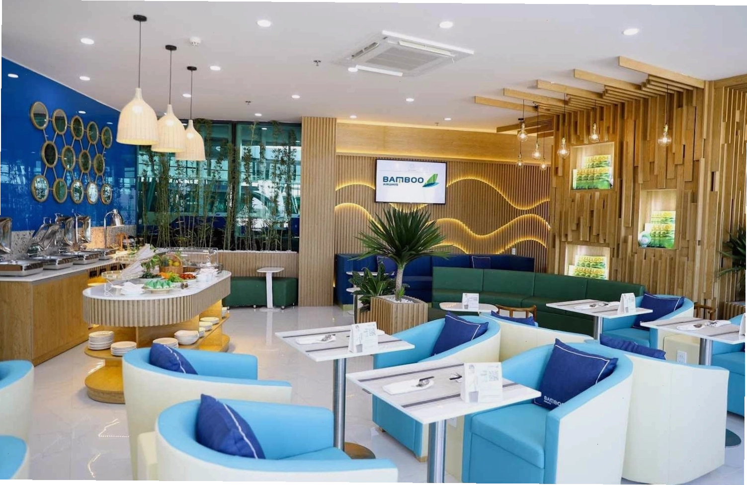 Phòng chờ thương gia sang trọng tại sân bay