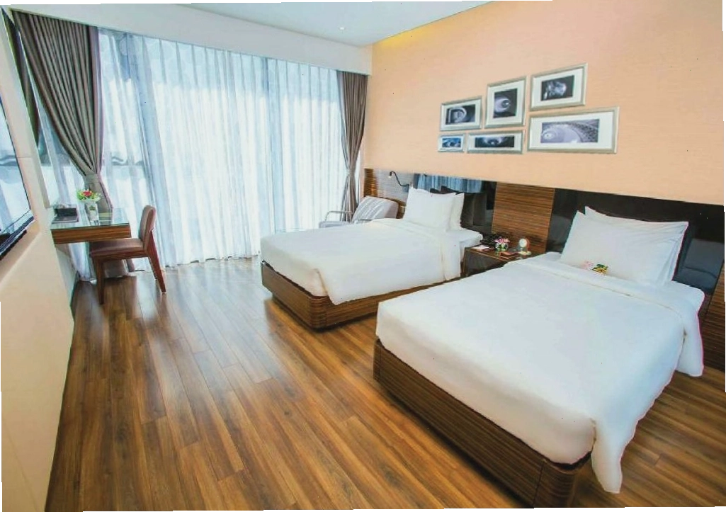 Phòng Deluxe với tầm nhìn hướng biển tại Queen Ann Nha Trang