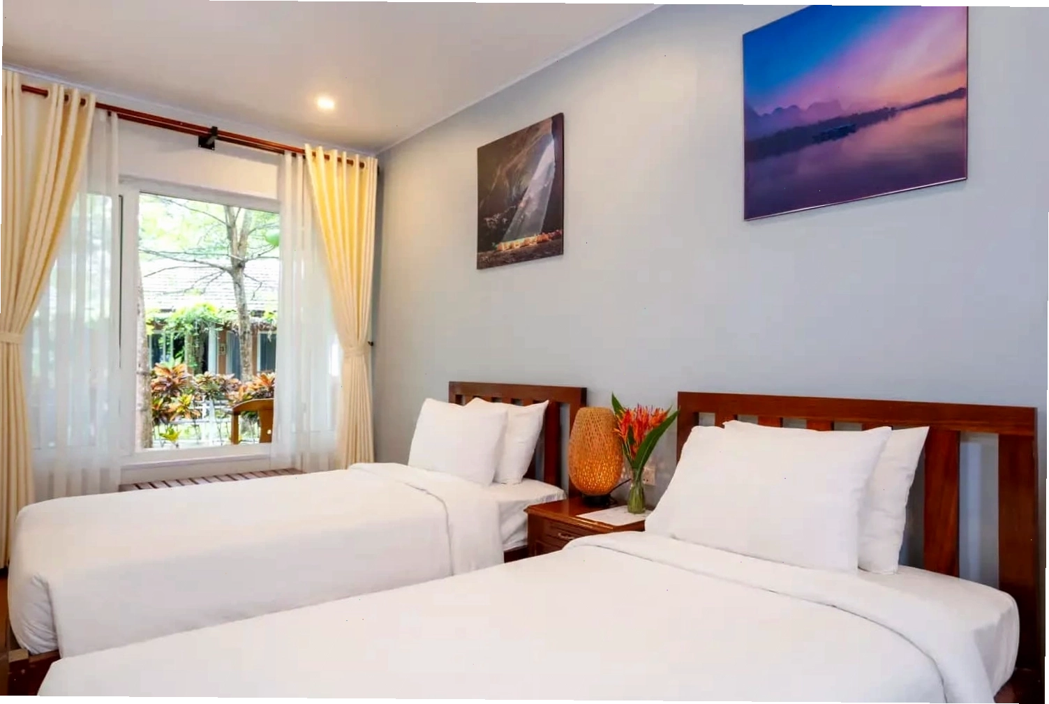 Phòng Garden với không gian sân vườn riêng tư