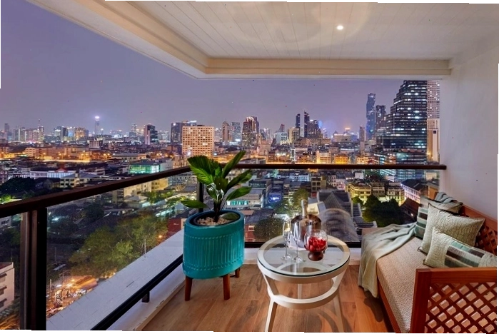 Phòng khách tiện nghi trong phòng Suite