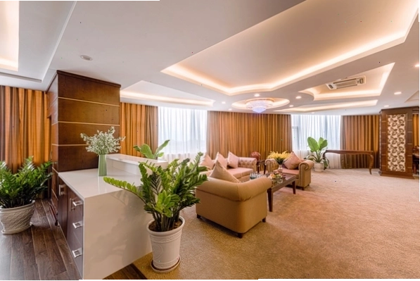 Phòng Presidential Suite đẳng cấp tại Mường Thanh Grand Quảng Trị