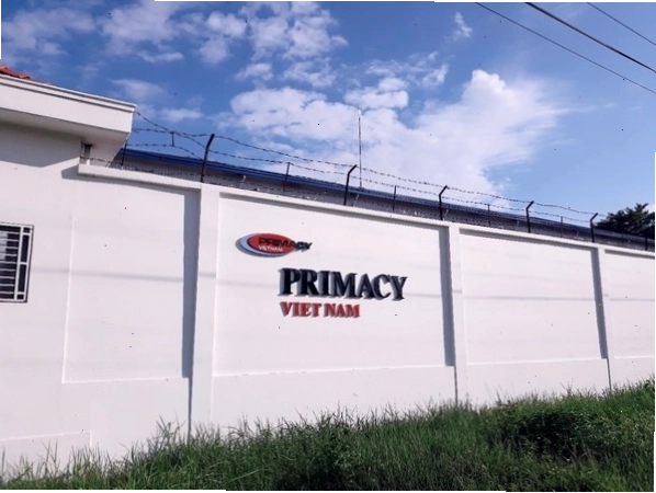 Primacy Việt Nam - một trong những công ty hoạt động tại KCN Mỹ Phước 1