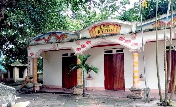 Quang cảnh đền vinh quang tại Hoàng Su Phì