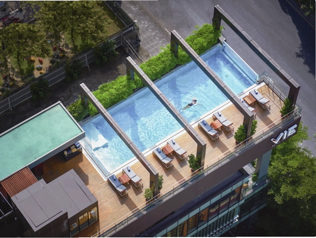 Quang cảnh thành phố Bangkok nhìn từ khách sạn
