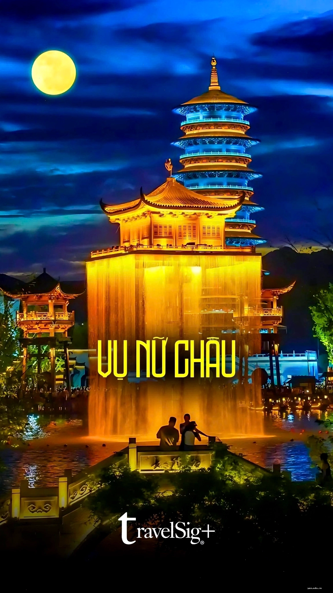 Quảng trường Thiên An Môn lung linh về đêm tại Bắc Kinh