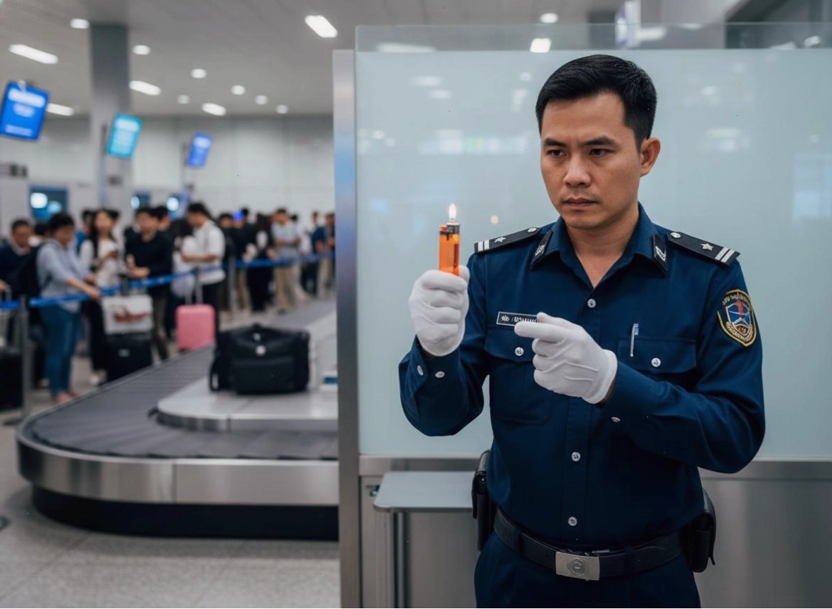 Quy định mang bật lửa trên chuyến bay quốc tế