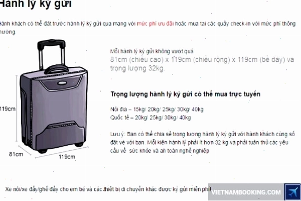 Quy định về hành lý ký gửi của hãng Air Asia