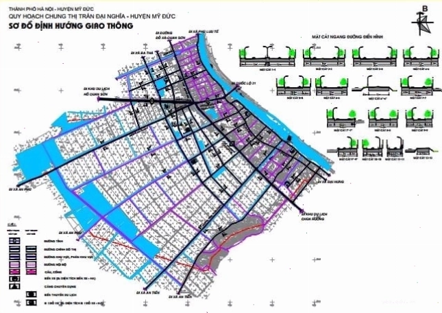 Quy hoạch chung thị trấn Đại Nghĩa, huyện Mỹ Đức.