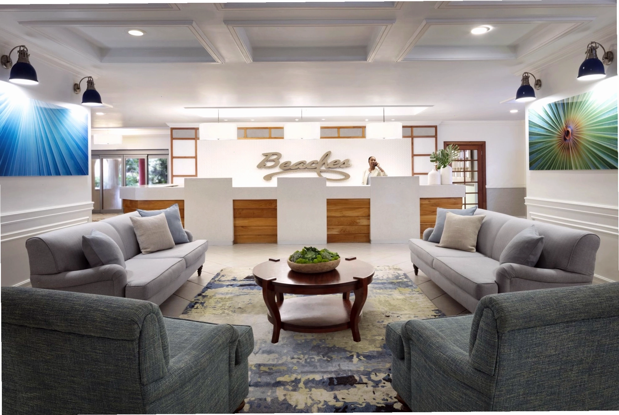Resort Ocho Rios với quầy lễ tân sang trọng