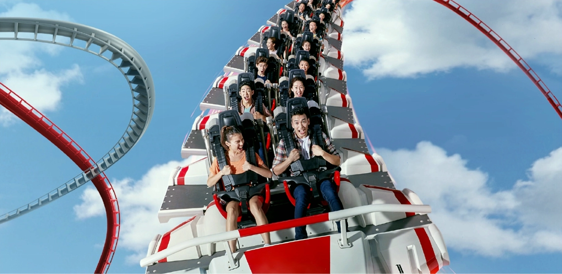 Roller coasters at Universal Studios Singapore