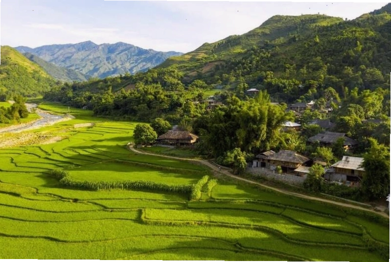 Ruộng bậc thang tại La Pán Tẩn
