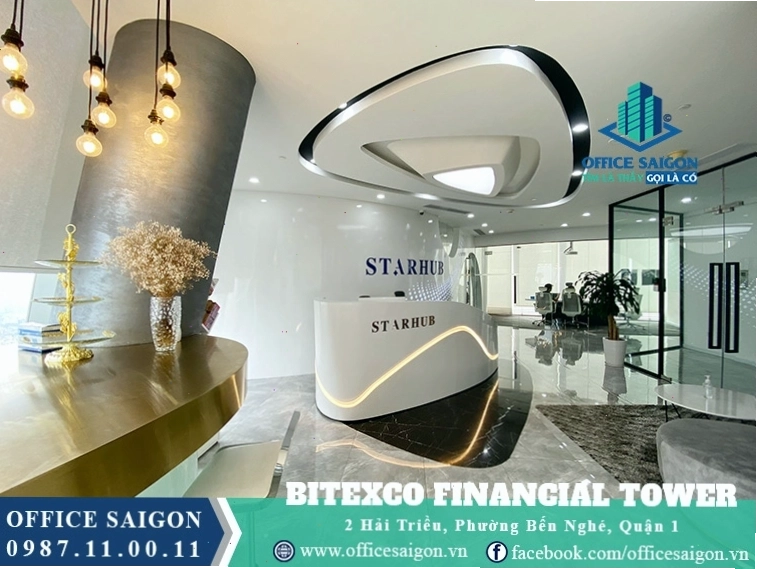 Sảnh lễ tân sang trọng tại Bitexco Financial Tower