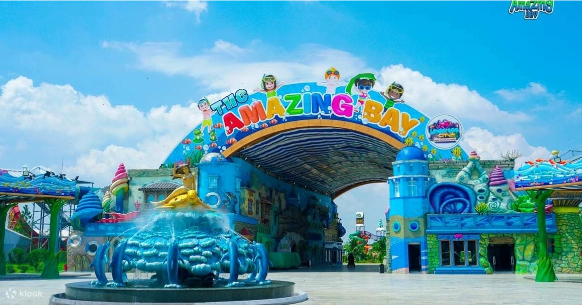 Siêu Công Viên Nước The Amazing Bay - Vịnh Kỳ Diệu với nhiều trò chơi dưới nước hấp dẫn
