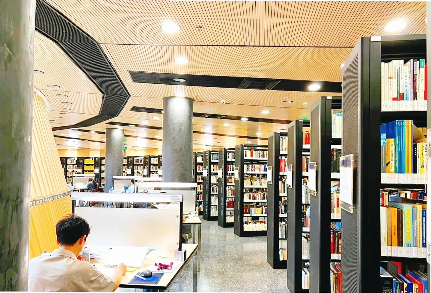 Sinh viên Đại học Thanh Hoa trong giờ học tập