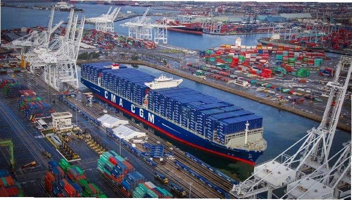 Sơ đồ vị trí Cảng Long Beach trên bản đồ
