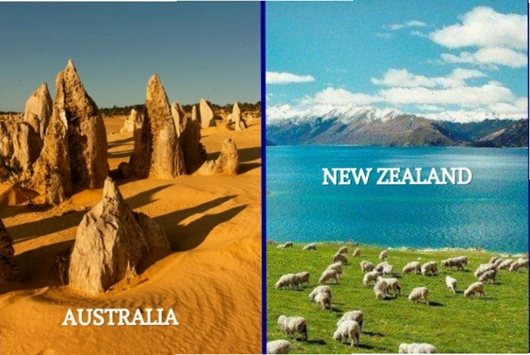 So sánh quốc kỳ New Zealand và Úc