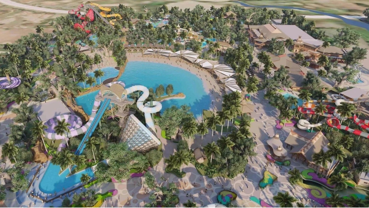 Sun World Hà Nam về đêm