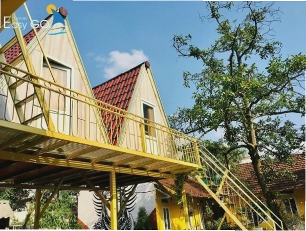 Tại Mộc Châu có nhiều căn homestay vỉew đẹp, giá tốt để bạn tha hồ check in