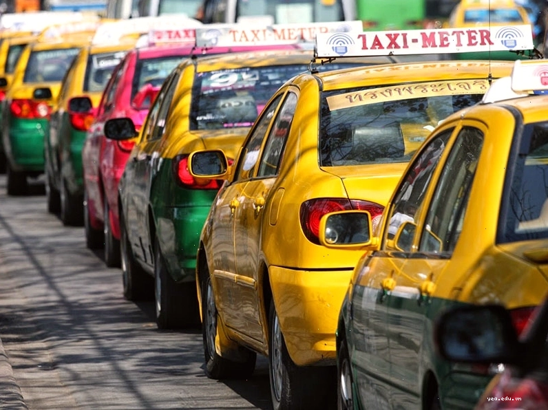 Taxi phương tiện phổ biến tại Thái Lan
