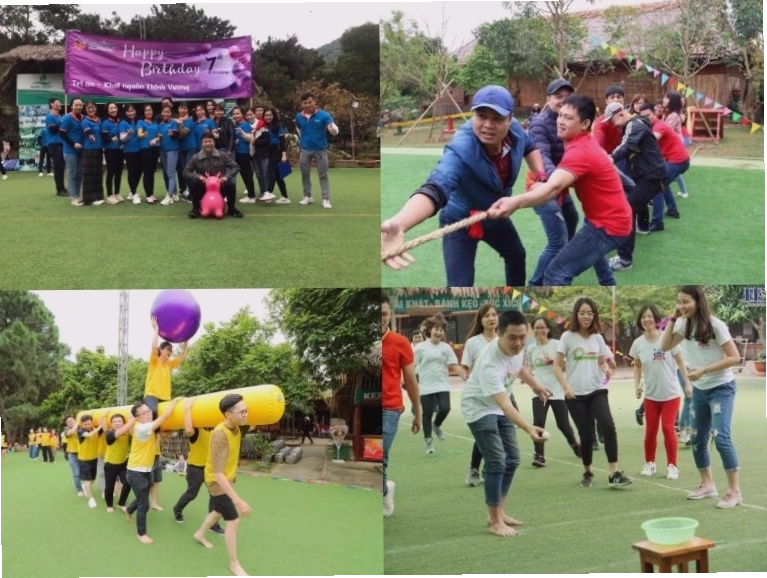 Teambuilding tại khu du lịch Bản Rõm
