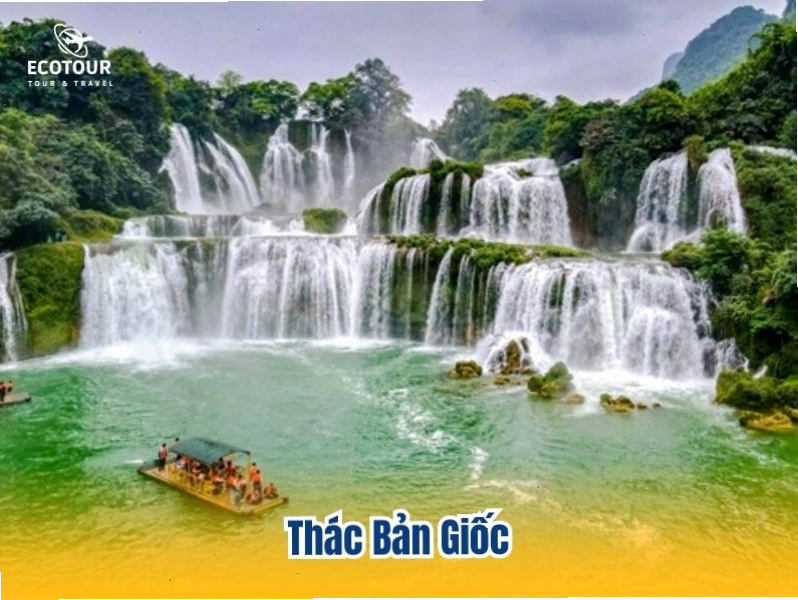 Thác Bản Giốc hùng vĩ vào mùa nước đẹp