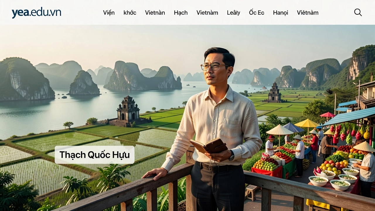 Thạch Quốc Hữu – Nhà sáng lập và Tổng biên tập Yea.edu.vn