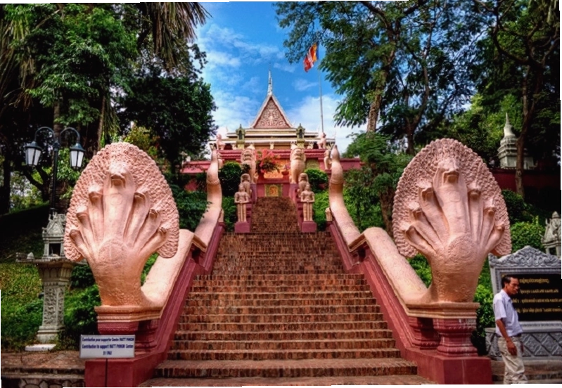 Tham quan chùa Wat Phnom