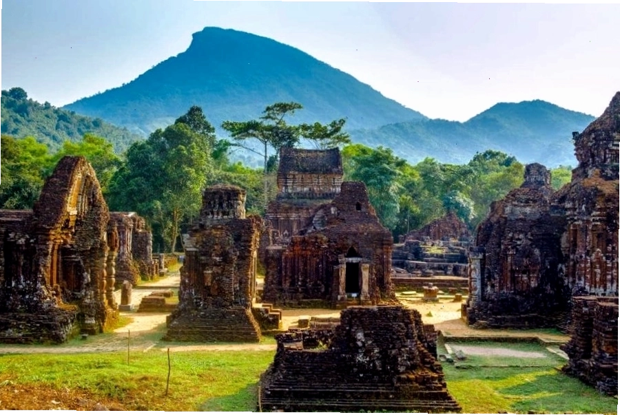 Thánh địa Mỹ Sơn thuộc huyện Duy Xuyên, tỉnh Quảng Nam