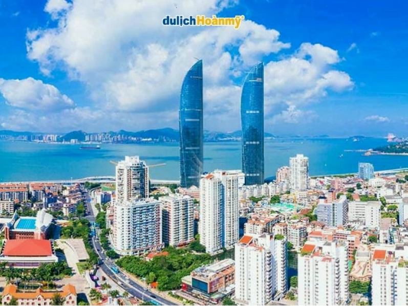 Thành phố Hạ Môn lung linh về đêm
