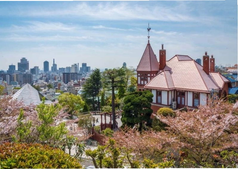 Thành phố Kobe Nhật Bản tọa lạc trên đảo Honshu