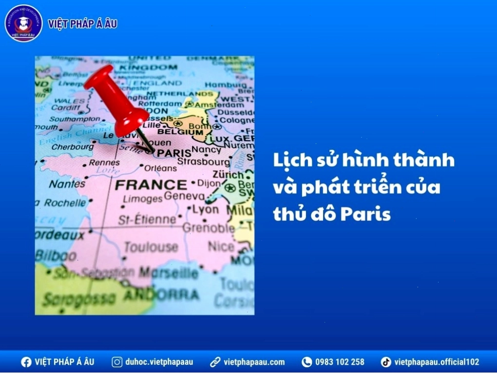 Tháp Eiffel rực sáng trong ánh bình minh Paris