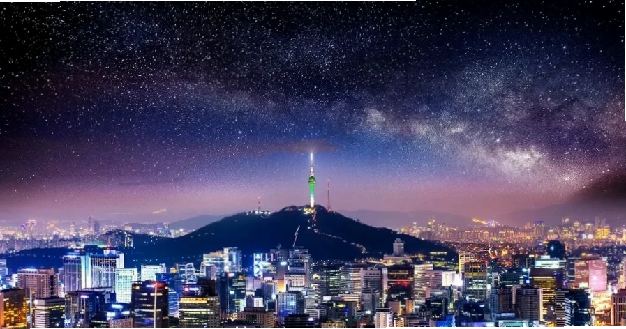 Tháp N Seoul, biểu tượng du lịch Hàn Quốc về đêm