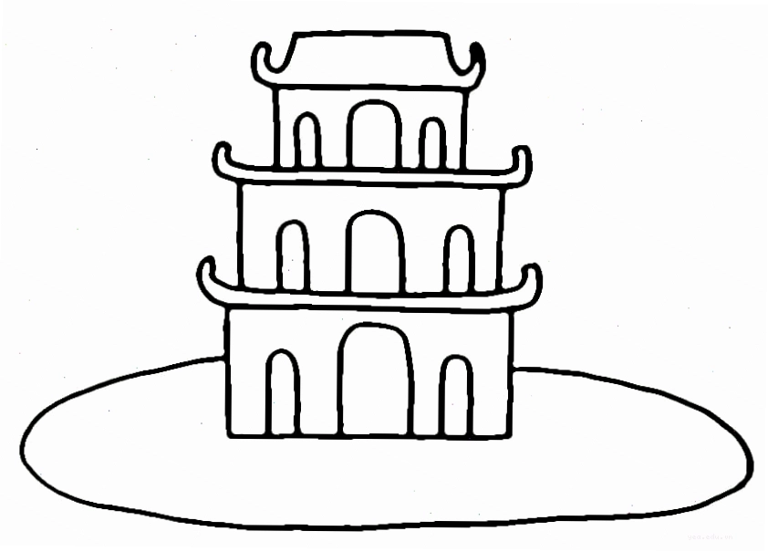 Tháp Rùa lung linh