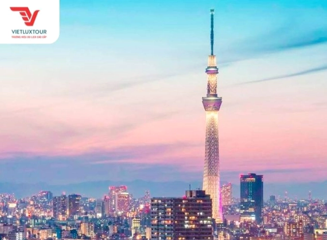 Tháp Tokyo Skytree Biểu Tượng Kiến Trúc Hiện Đại Của Nhật Bản