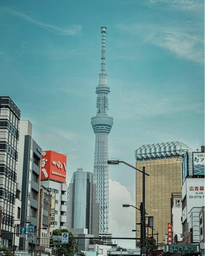 Tháp Tokyo Skytree là tháp truyền hình cao nhất thế giới nằm tại Nhật Bản