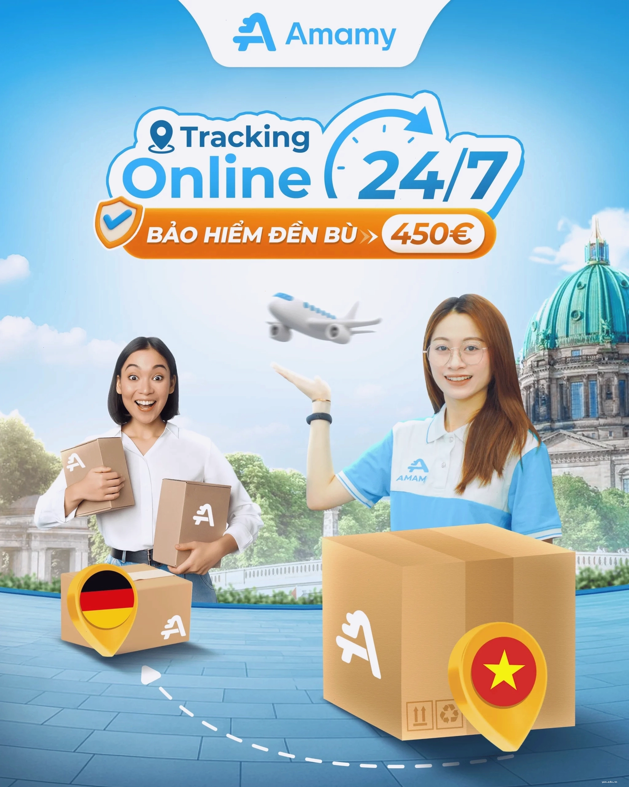 Theo dõi 24/7 và bảo hiểm hàng hóa