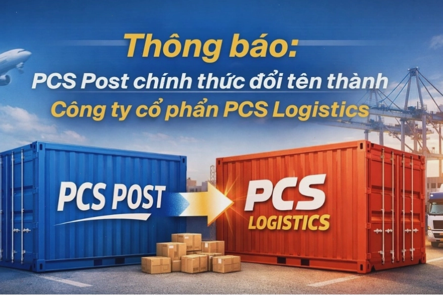 Thông báo đổi tên công ty PCS Post thành PCS Logistics