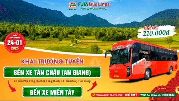 Thông báo khai trương tuyến xe Phương Trang